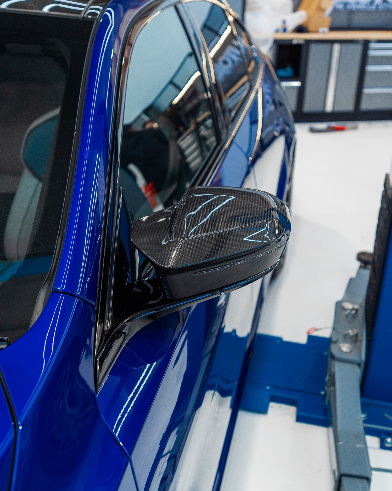 BMW M5 G90 G99, 5 Series G60 & X3 G45 Pre - preg Carbon Fibre M Mirror Covers by Trevora (2024+) - Evolve Automotive