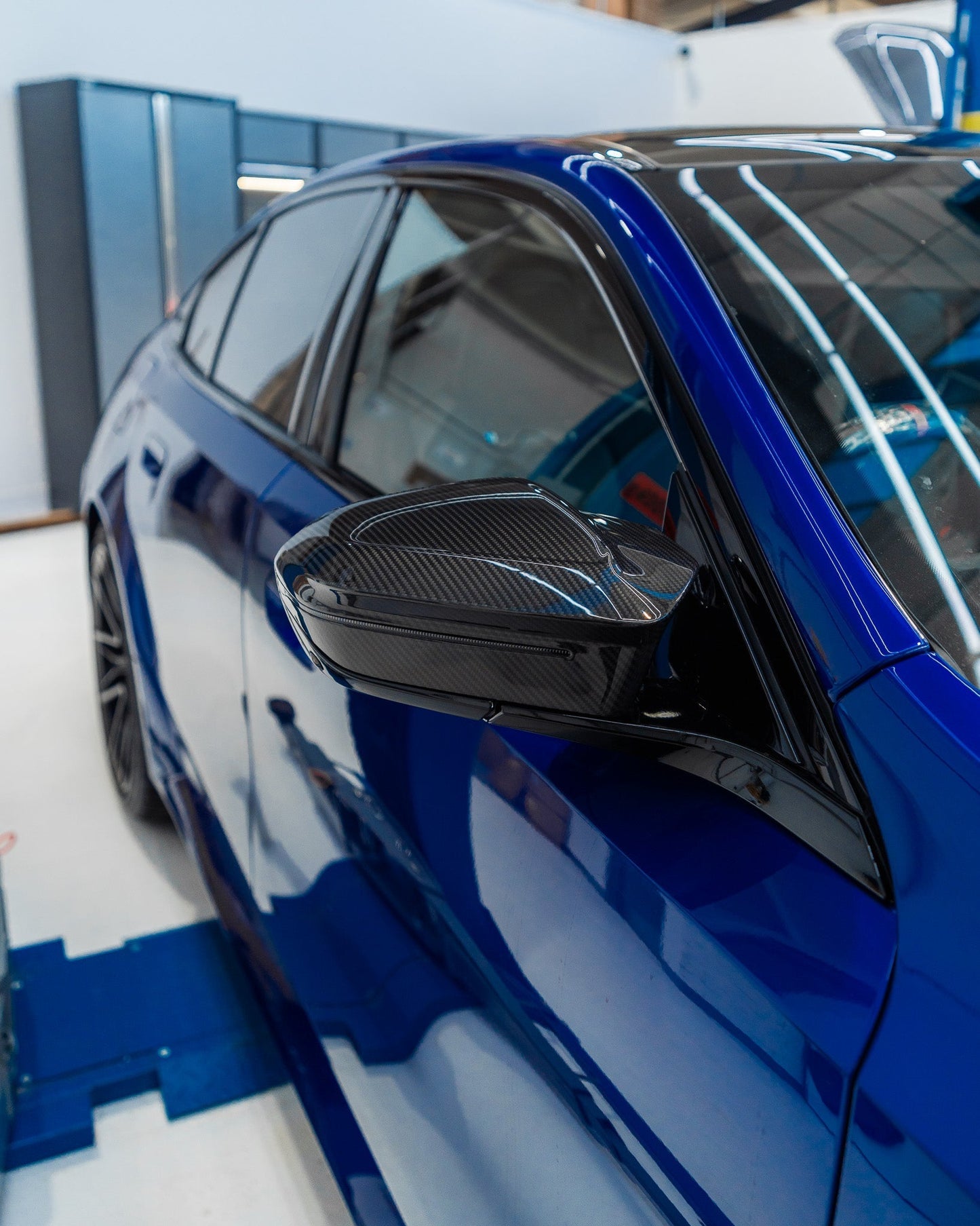 BMW M5 G90 G99, 5 Series G60 & X3 G45 Pre - preg Carbon Fibre M Mirror Covers by Trevora (2024+) - Evolve Automotive