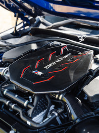 BMW M5 G90 G99 Pre-Preg Carbon Fibre Engine Cover by FORM (2024+) - Evolve Automotive