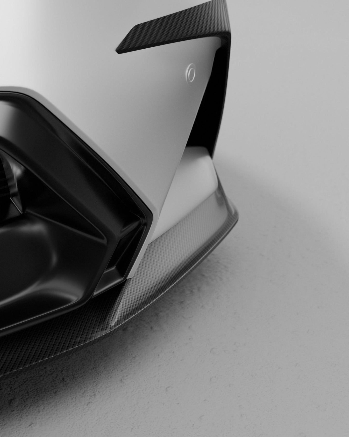 BMW M5 G90 G99 Pre - Preg Carbon Fibre PR - 1 Front Duct Extension Trims by Trevora - Evolve Automotive