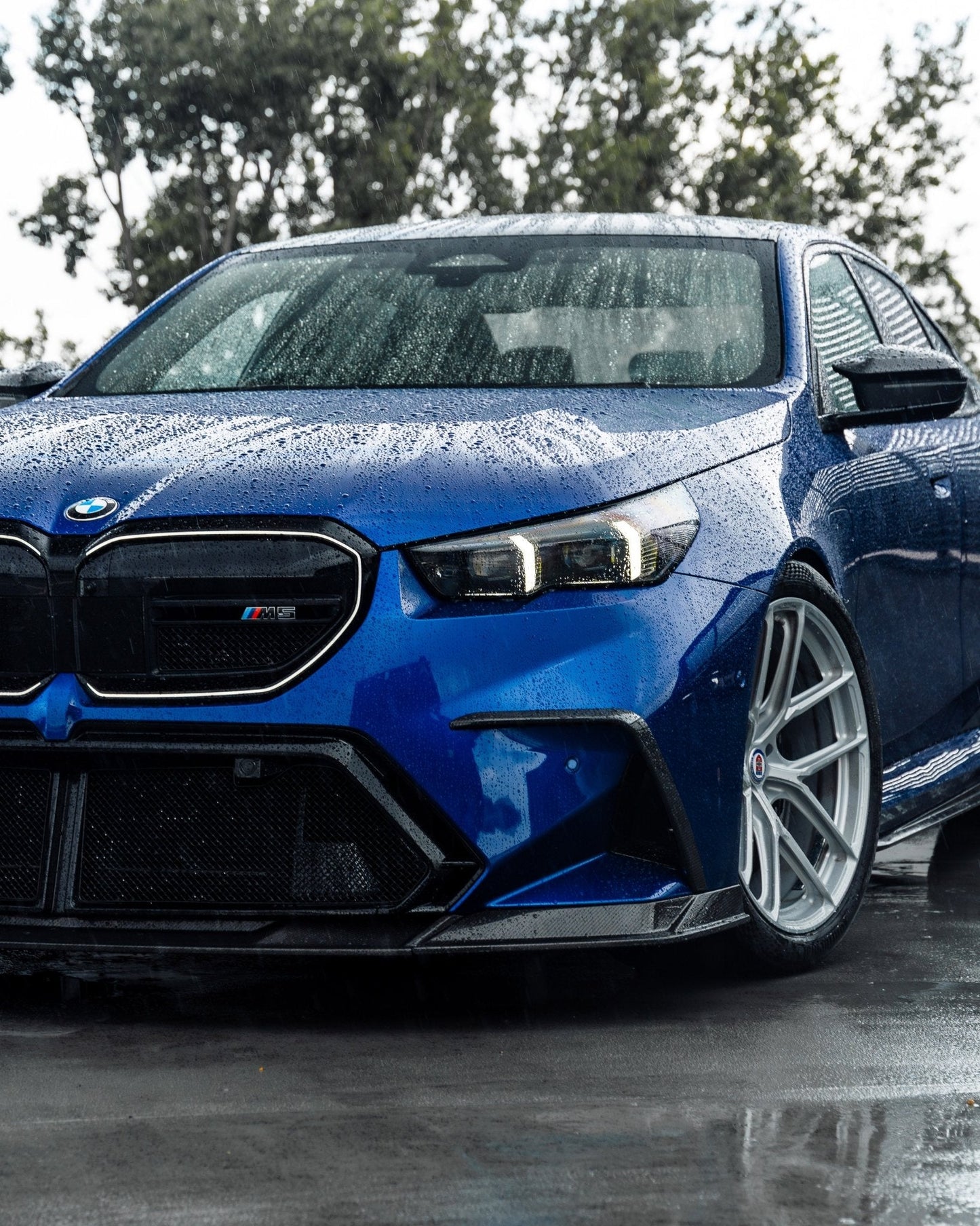 BMW M5 G90 G99 Pre - Preg Carbon Fibre PR - 1 Front Duct Extension Trims by Trevora - Evolve Automotive