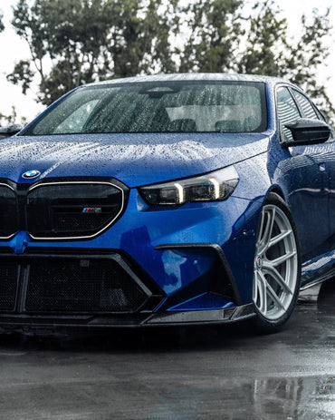 BMW M5 G90 G99 Pre - Preg Carbon Fibre PR - 1 Front Duct Extension Trims by Trevora - Evolve Automotive