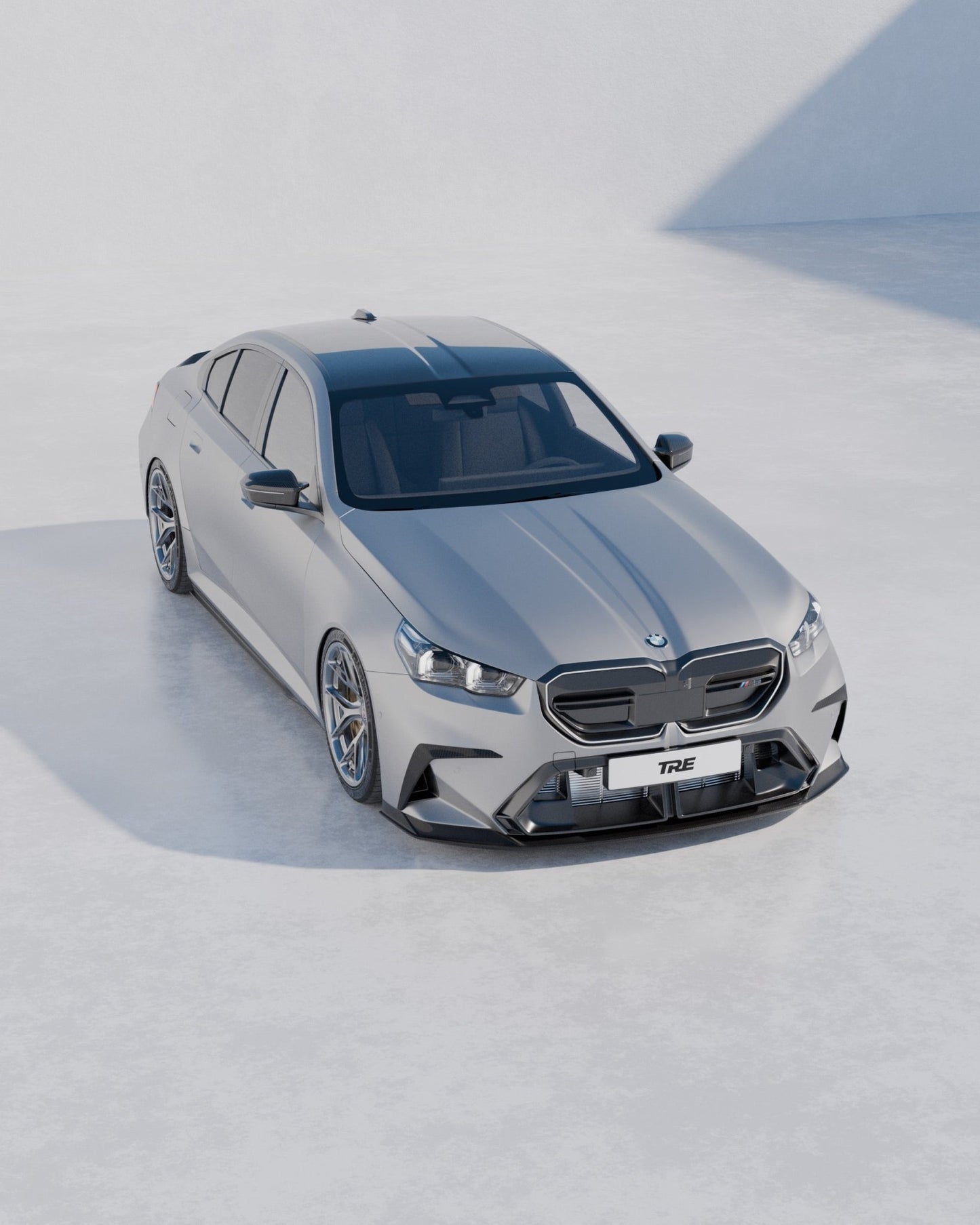 BMW M5 G90 G99 Pre - Preg Carbon Fibre PR - 1 Front Duct Extension Trims by Trevora - Evolve Automotive