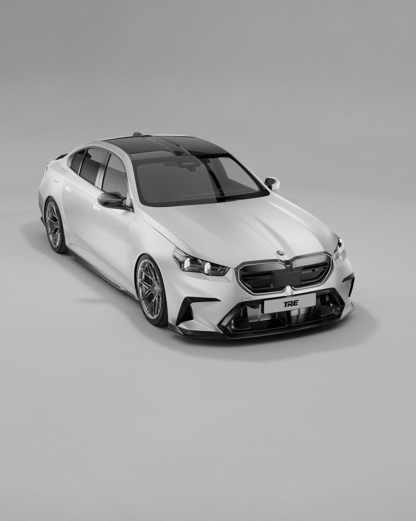 BMW M5 G90 G99 Pre - Preg Carbon Fibre PR - 1 Front Duct Extension Trims by Trevora - Evolve Automotive