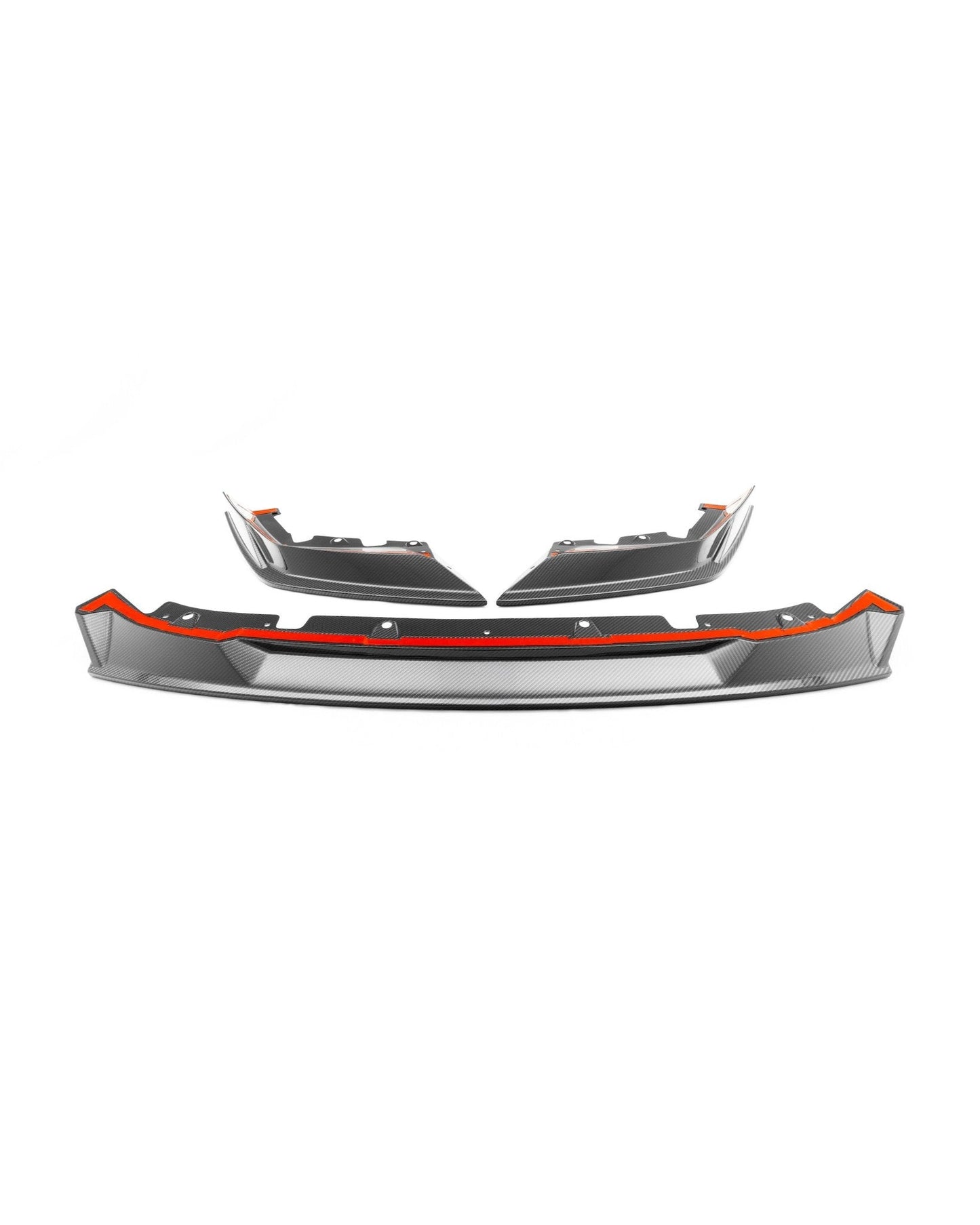 BMW M5 G90 G99 Pre - Preg Carbon Fibre PR - 1 Front Lip by Trevora (Single Piece) - Evolve Automotive