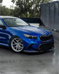 BMW M5 G90 G99 Pre - Preg Carbon Fibre PR - 1 Front Lip by Trevora (Single Piece) - Evolve Automotive