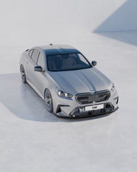 BMW M5 G90 G99 Pre - Preg Carbon Fibre PR - 1 Front Lip by Trevora (Single Piece) - Evolve Automotive