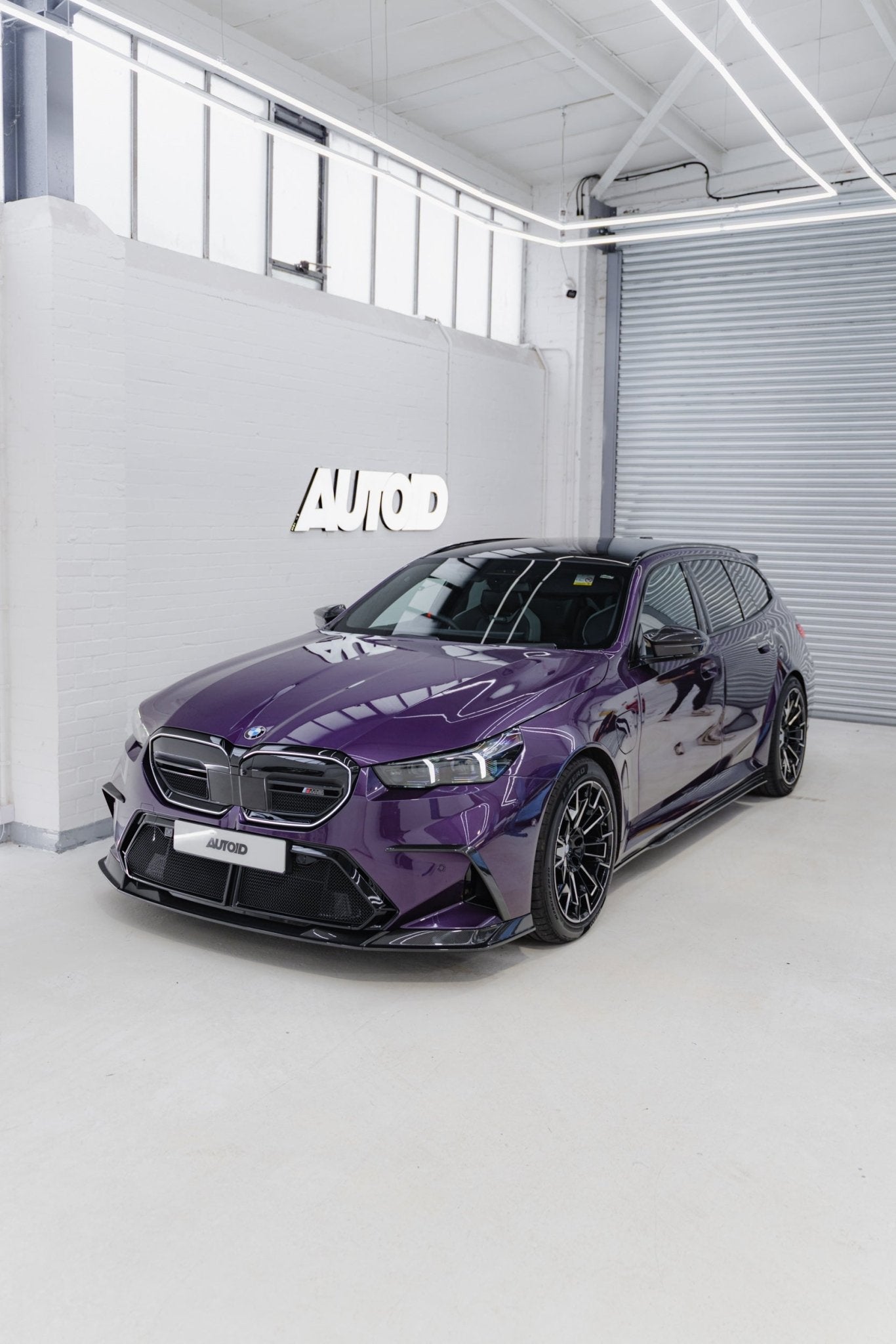 BMW M5 G90 G99 Pre - Preg Carbon Fibre PR - 1 Front Lip by Trevora (Single Piece) - Evolve Automotive