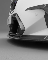 BMW M5 G90 G99 Pre - Preg Carbon Fibre PR - 1 Front Lip by Trevora (Single Piece) - Evolve Automotive