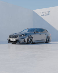 BMW M5 G90 G99 Pre - Preg Carbon Fibre PR - 1 Front Lip by Trevora (Single Piece) - Evolve Automotive