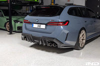 BMW M5 G90 G99 Pre - Preg Carbon Fibre PR - 1 Rear Diffuser by Trevora - Evolve Automotive