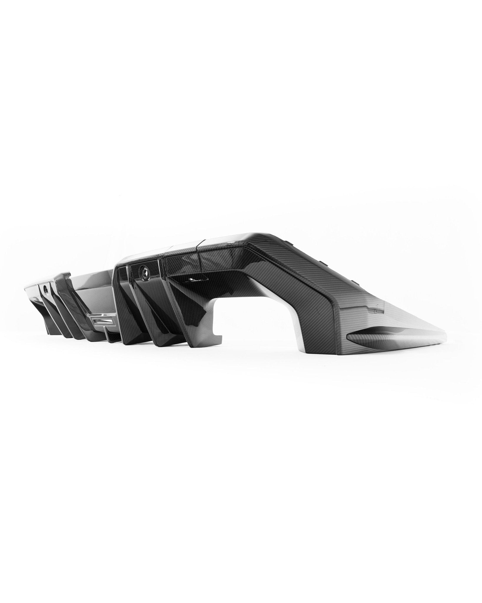 BMW M5 G90 G99 Pre - Preg Carbon Fibre PR - 1 Rear Diffuser by Trevora - Evolve Automotive