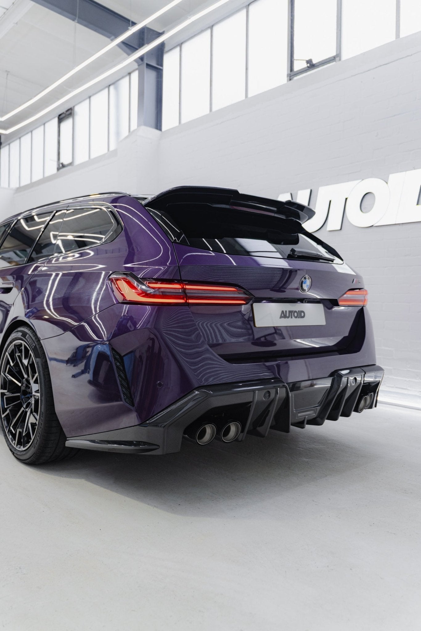 BMW M5 G90 G99 Pre - Preg Carbon Fibre PR - 1 Rear Diffuser by Trevora - Evolve Automotive