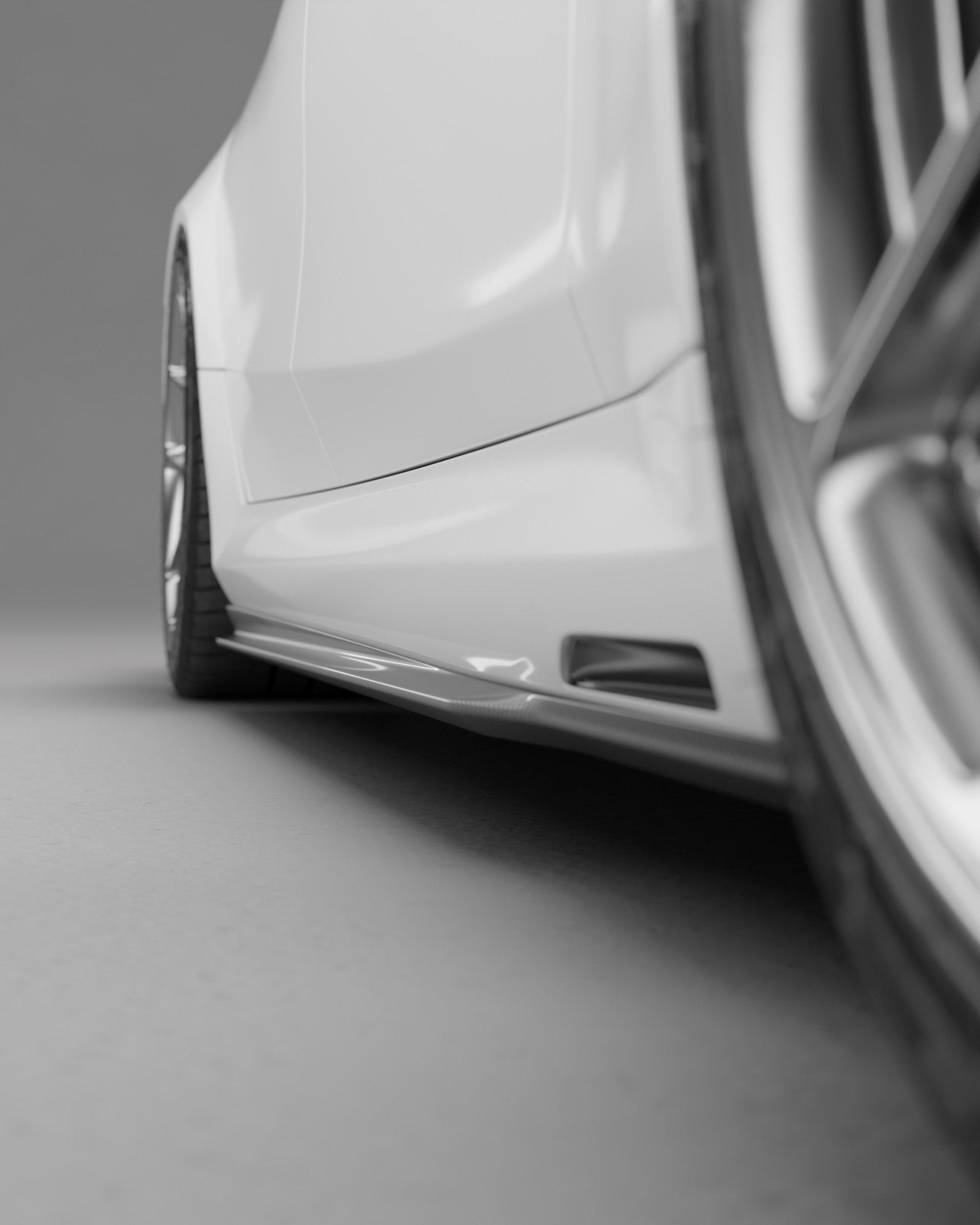 BMW M5 G90 G99 Pre - Preg Carbon Fibre PR - 1 Side Skirts by Trevora - Evolve Automotive