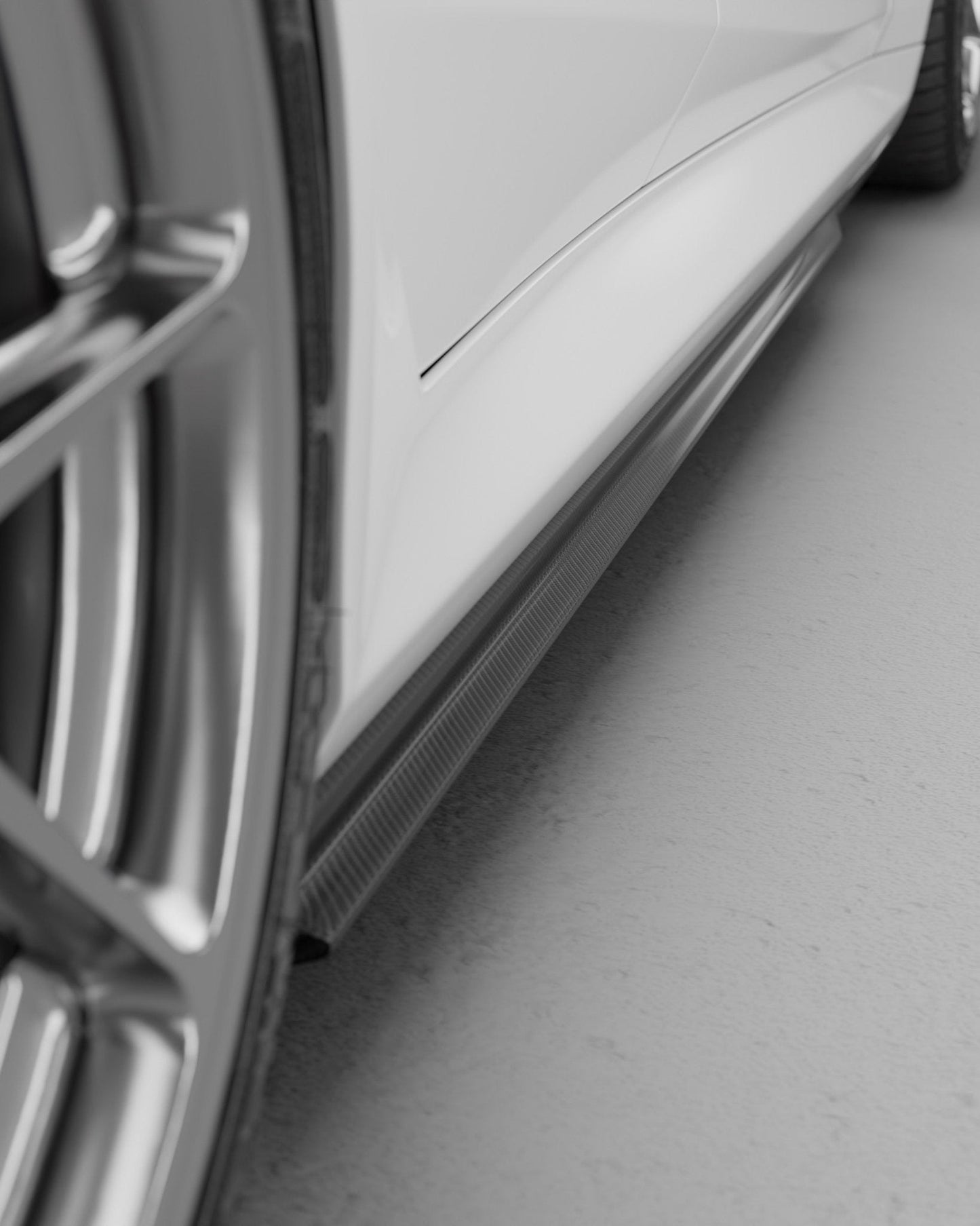 BMW M5 G90 G99 Pre - Preg Carbon Fibre PR - 1 Side Skirts by Trevora - Evolve Automotive