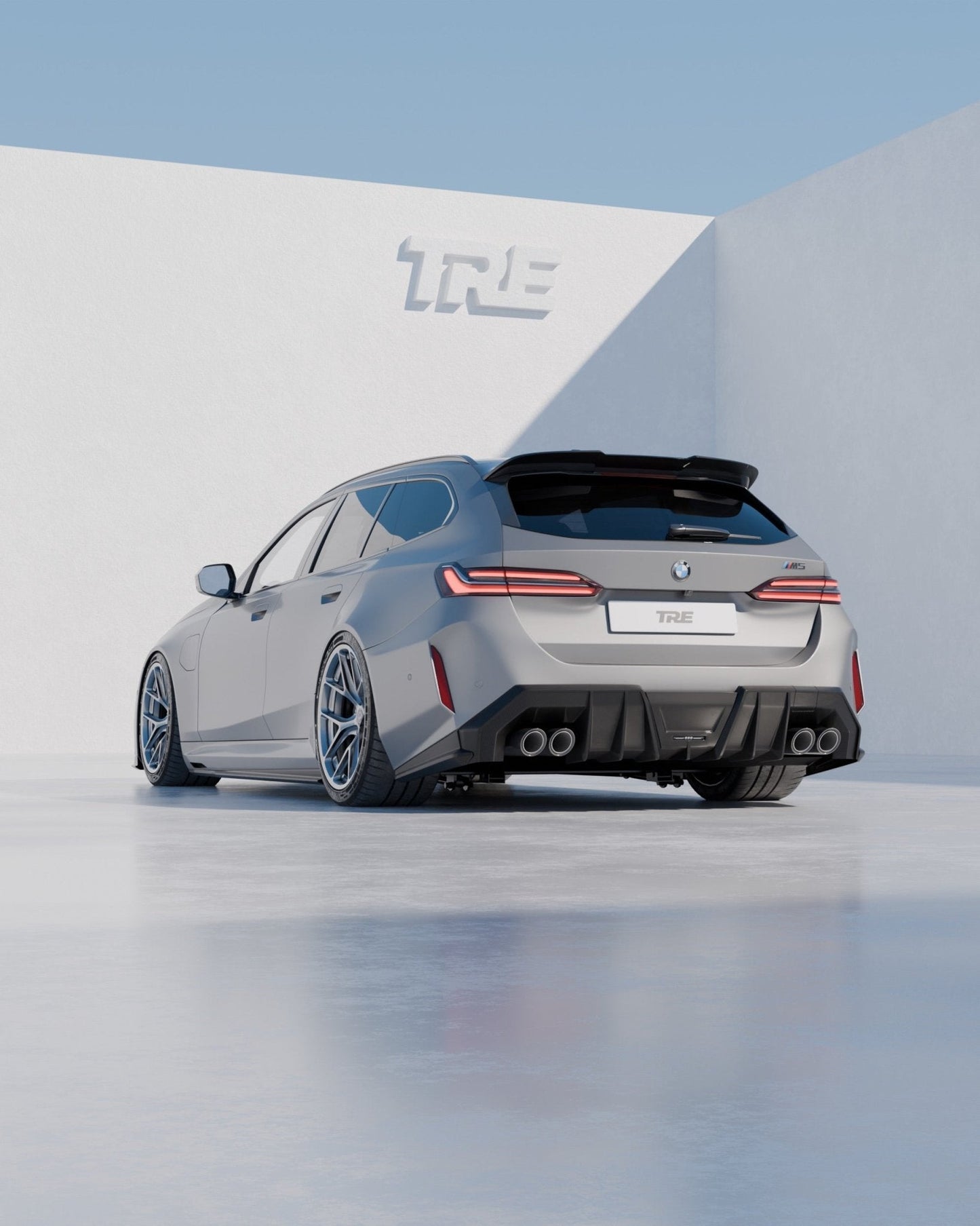 BMW M5 G90 G99 Pre - Preg Carbon Fibre PR - 1 Side Skirts by Trevora - Evolve Automotive