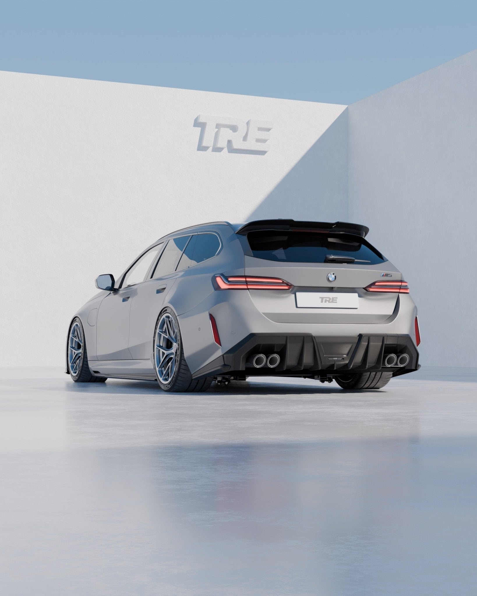 BMW M5 G90 G99 Pre - Preg Carbon Fibre PR - 1 Side Skirts by Trevora - Evolve Automotive