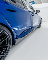 BMW M5 G90 G99 Pre-Preg Carbon Fibre Side Skirts by FORM (2024+) - Evolve Automotive