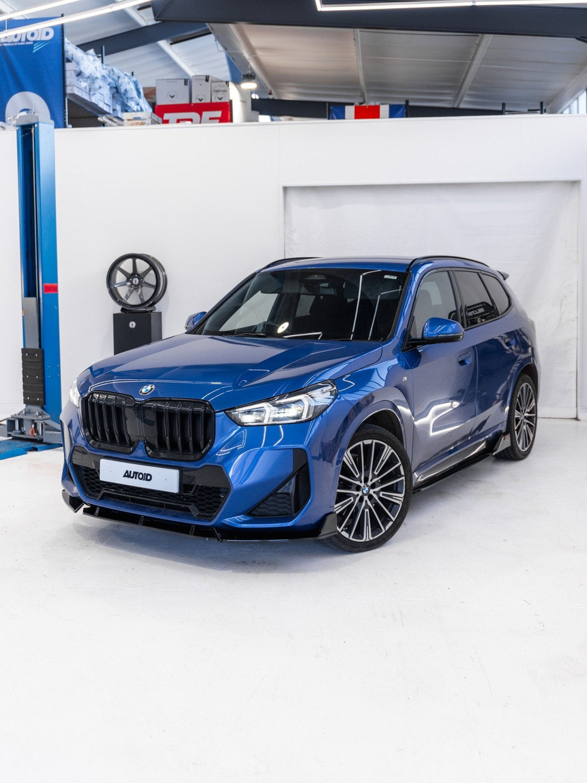 BMW X1 M Sport U11 Gloss Black Competition Front Splitter by FORM (2022+) - Evolve Automotive