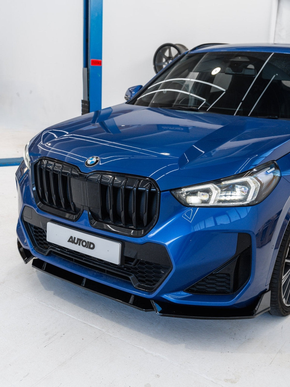 BMW X1 M Sport U11 Gloss Black Competition Front Splitter by FORM (2022+) - Evolve Automotive