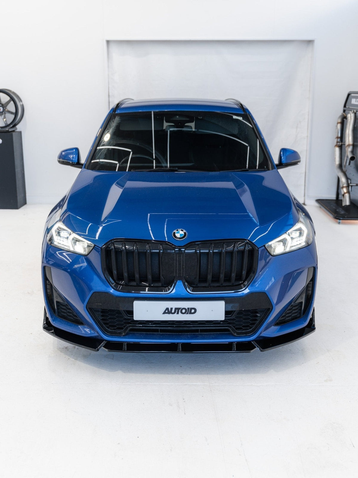 BMW X1 M Sport U11 Gloss Black Competition Front Splitter by FORM (2022+) - Evolve Automotive