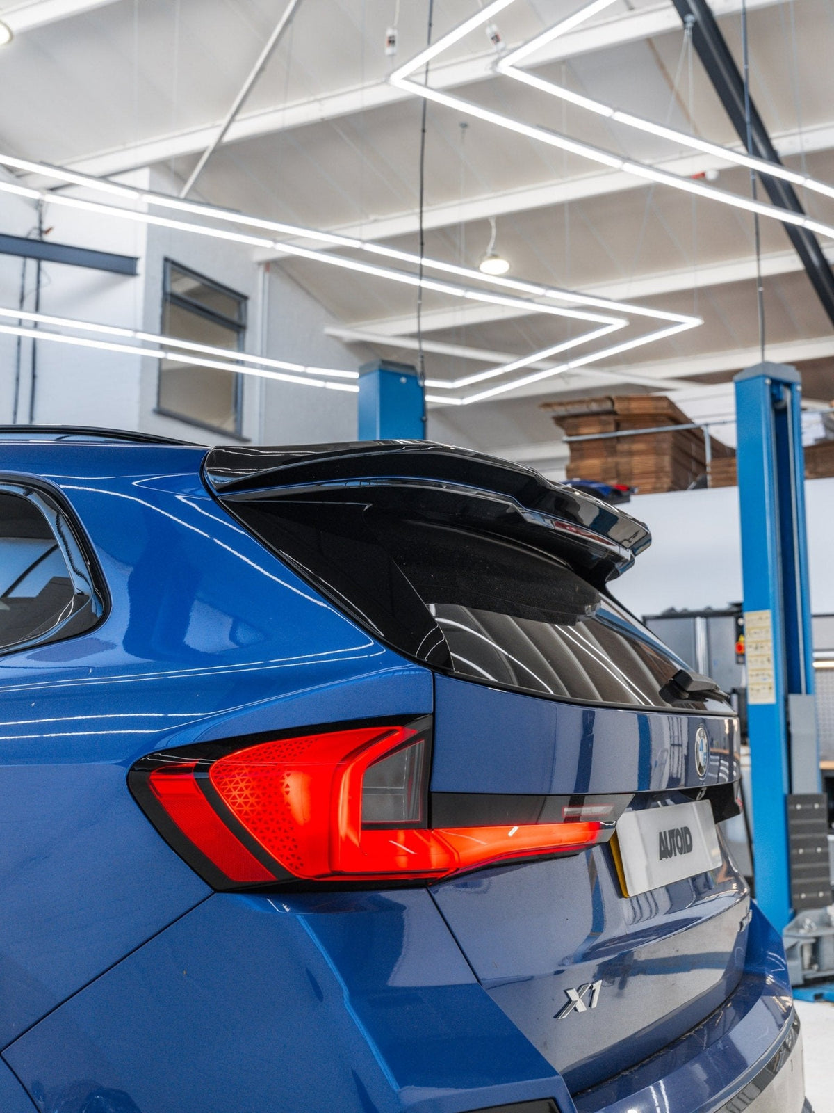 BMW X1 M Sport U11 Gloss Black Competition Rear Spoiler by FORM (2022+) - Evolve Automotive