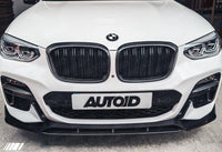 BMW X3 G01 & X4 G02 Pre - LCI Carbon Fibre Competition Front Splitter (2017 - 2021) - Evolve Automotive