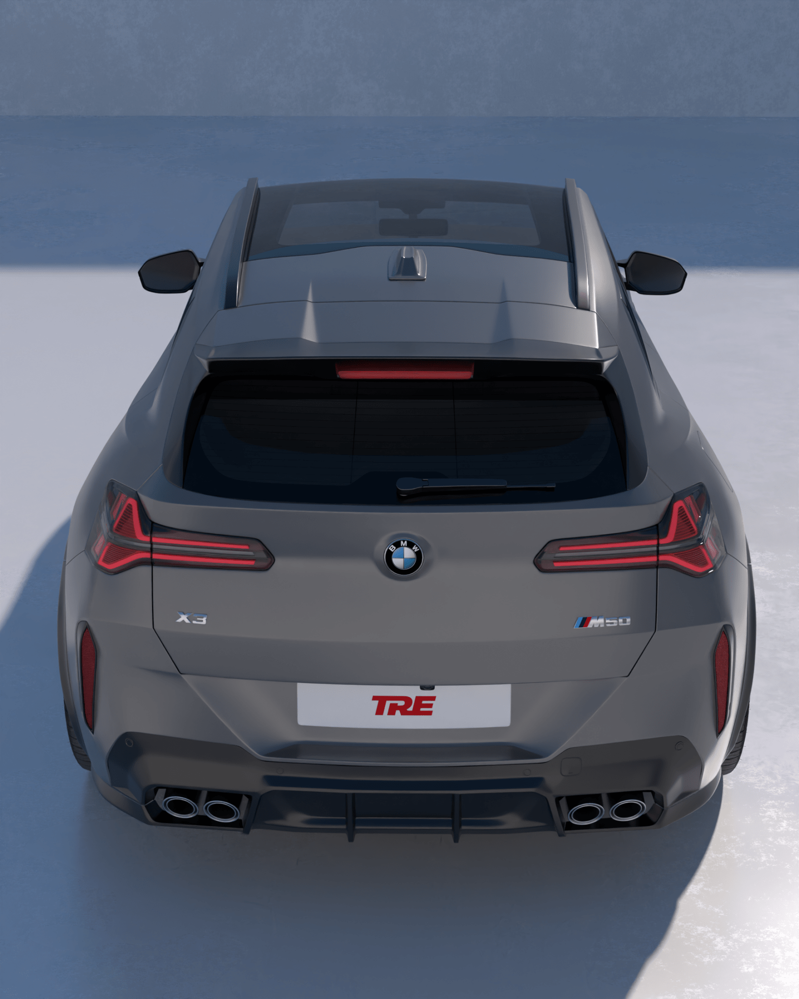 BMW X3 M50 G45 Pre - preg Carbon Fibre PR - 1 Rear Diffuser by Trevora (2025+) - Evolve Automotive