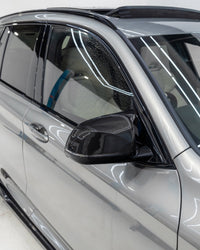 BMW X3M F97, X4M F98, X5M F95 & X6M F96 Pre-preg Carbon Fibre Mirror Covers by FORM (2019+) - Evolve Automotive