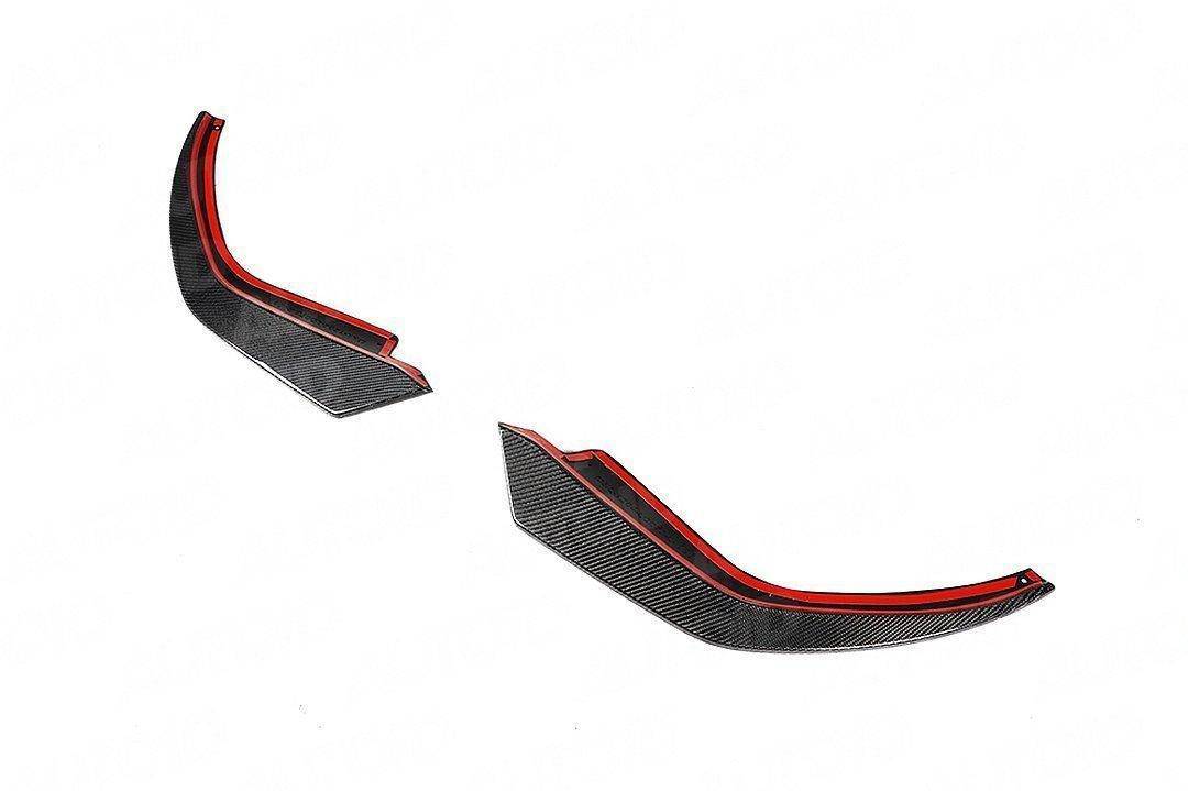 Carbon Fibre Competition Front Splitter for BMW 3 Series Pre - LCI (2018 - 2022, G20 G21) - Evolve Automotive