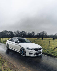 Carbon Fibre Competition Front Splitter for BMW M5 (2017 - 2020, F90) - Evolve Automotive