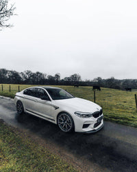 Carbon Fibre Competition Front Splitter for BMW M5 (2017 - 2020, F90) - Evolve Automotive