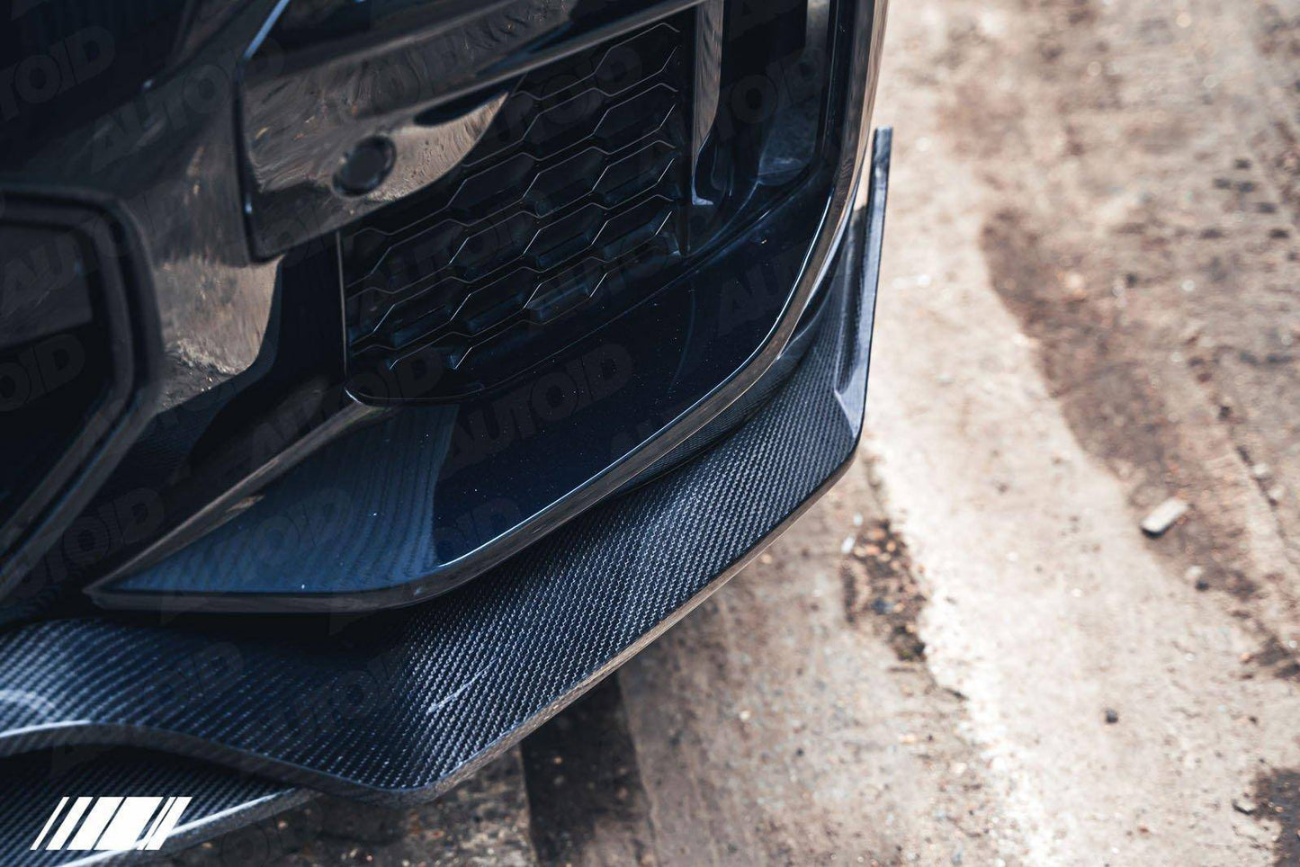 Carbon Fibre Competition Front Splitter for BMW X5 (2018+, G05) - Evolve Automotive