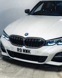 Carbon Fibre Double Slat Kidney Grilles for BMW 3 Series Pre - LCI (2019 - 2023, G20 G21) - Evolve Automotive