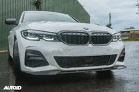 Carbon Fibre Double Slat Kidney Grilles for BMW 3 Series Pre - LCI (2019 - 2023, G20 G21) - Evolve Automotive