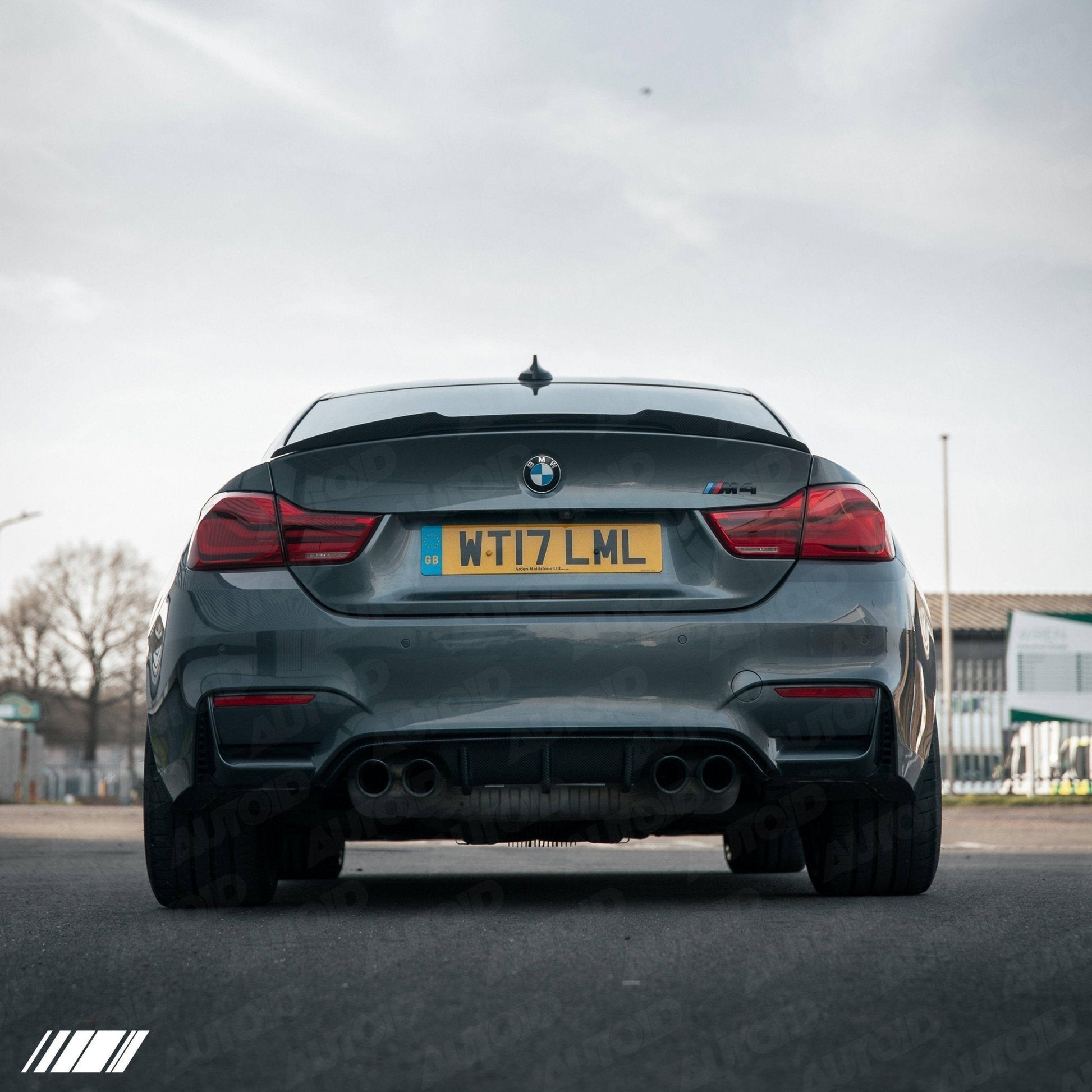 Carbon Fibre Performance Rear Diffuser for BMW M3 & M4 (2014 - 2019 F80 F82 F83) - Evolve Automotive