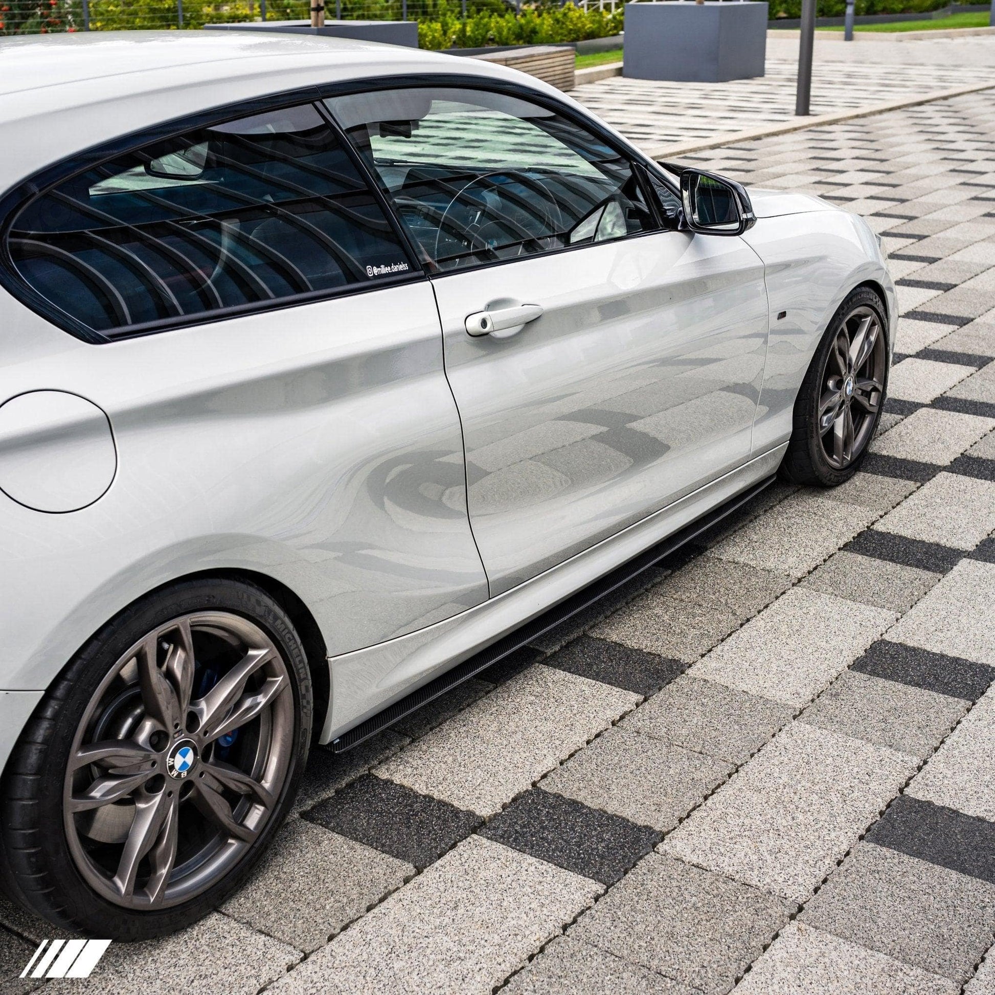 Carbon Fibre Performance Side Skirts for BMW 1 Series & 2 Series (2014 - 2020, F20 F21 F22 F23) - Evolve Automotive