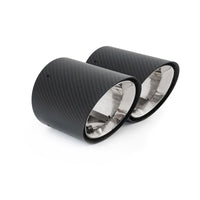 Cobra Sport Carbon Fibre M Performance Style 4.5" Tailpipes - BMW F40 M135i | F39 X2 M35i - image 1