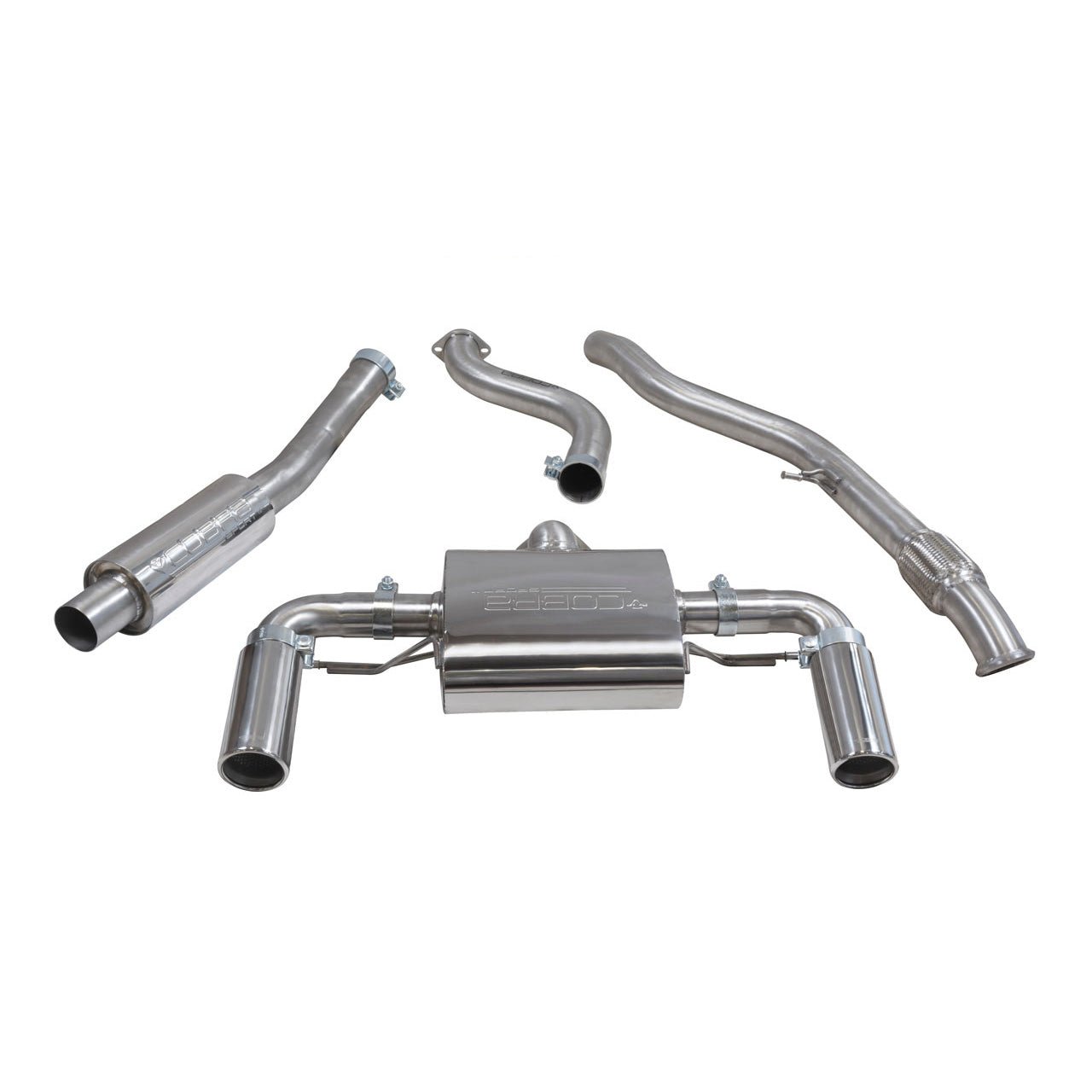 Cobra Sport Cat Back Exhaust - BMW F22 M235i - Evolve Automotive