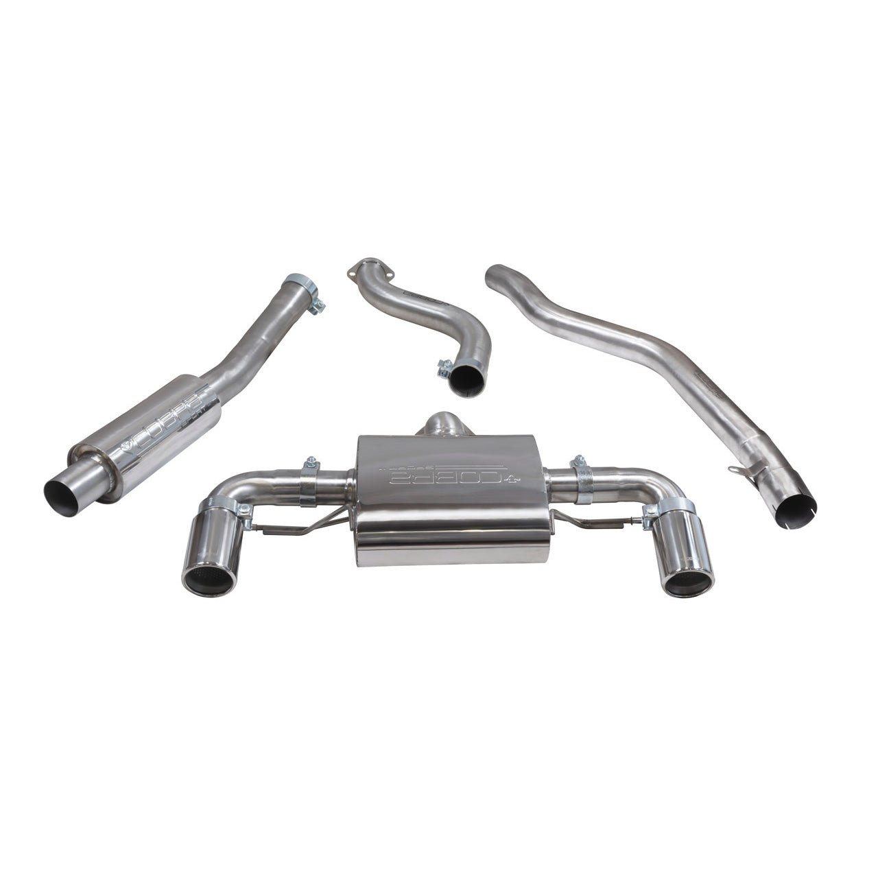 Cobra Sport Cat Back Exhaust - BMW F22 M240i - Evolve Automotive