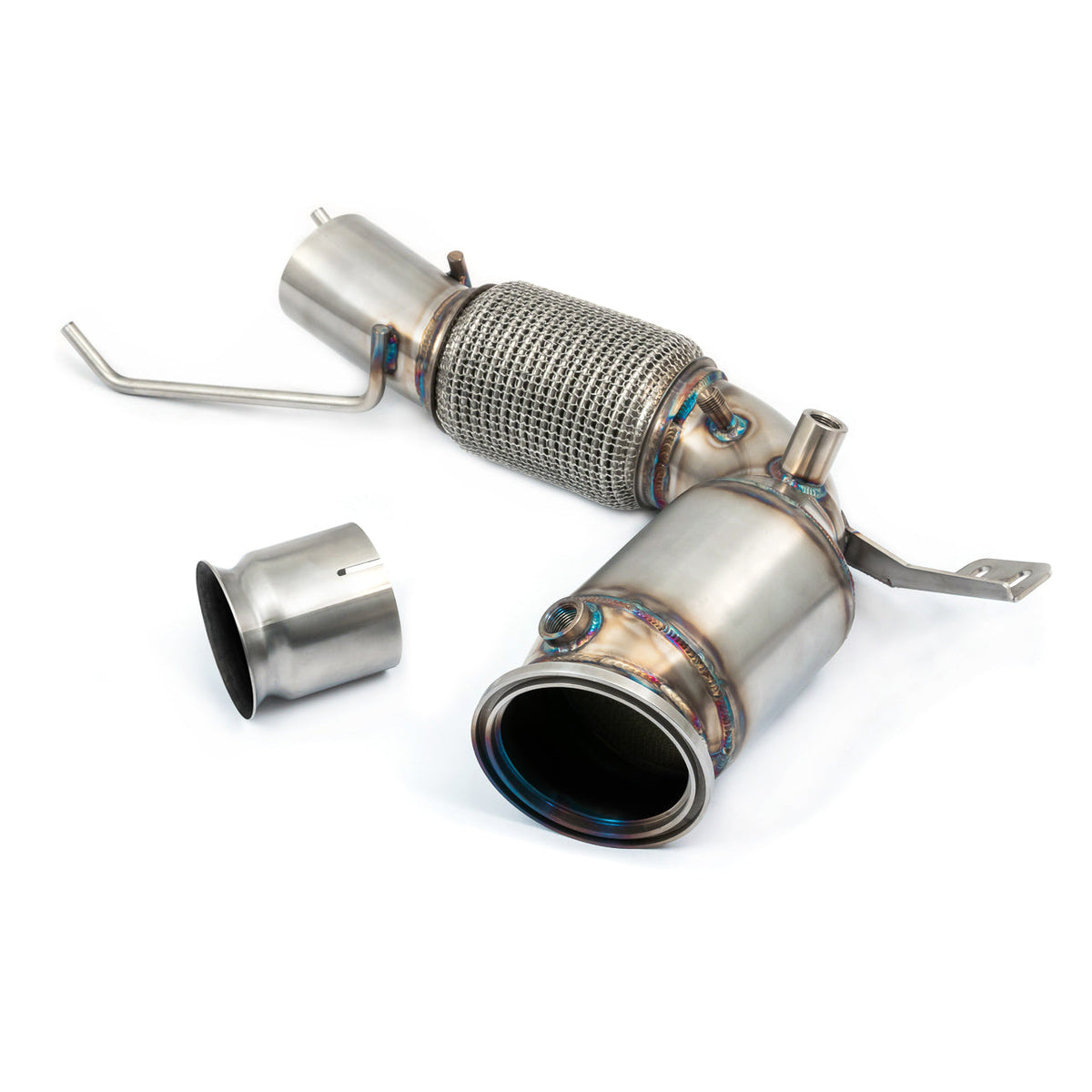 Cobra Sport Front Downpipe (Sports Cat / De-Cat) - BMW F40 M135i | F44 M235i Gran Coupe - image 1