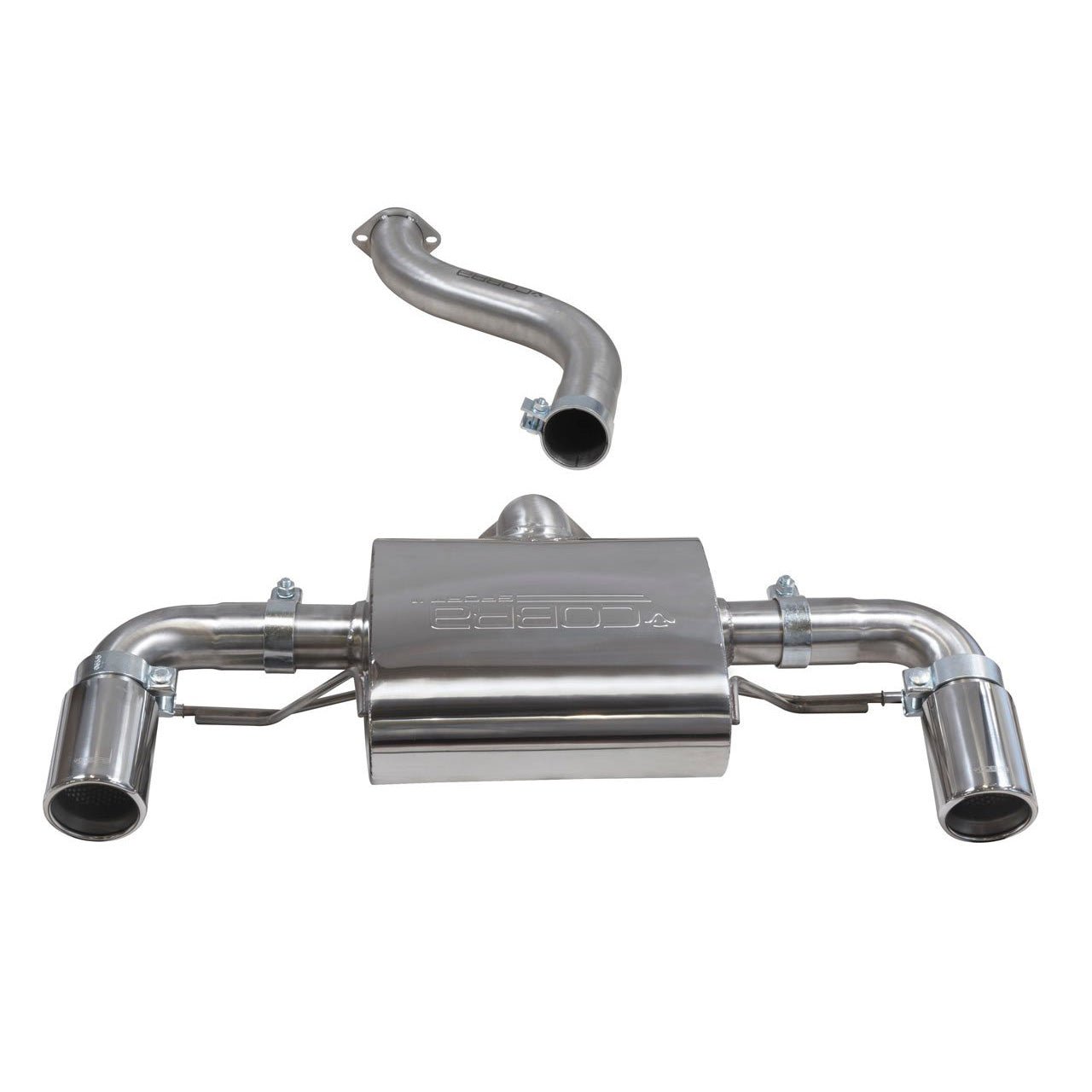 Cobra Sport Rear Box (For Cobra Sport PPF Delete) - BMW F22 M240i LCI - Evolve Automotive