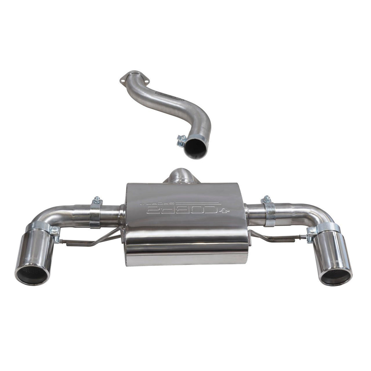 Cobra Sport Rear Box (For Cobra Sport PPF Delete) - BMW F22 M240i LCI - image 1