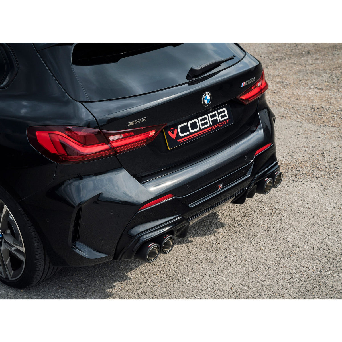 Cobra Sport Venom Quad Exit Turbo Back Exhaust (M3 Style Race Box Delete) - BMW F40 M135i - image 4