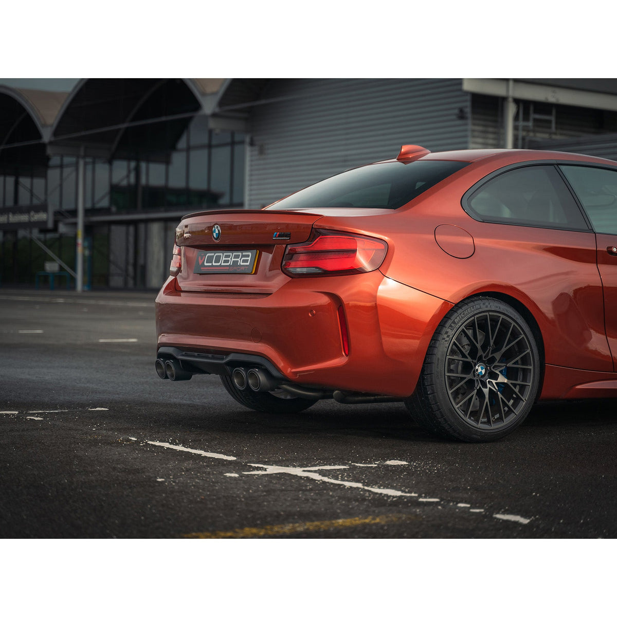 Cobra Sport Venom Race Rear Axle Back Exhaust (Back Box Delete) - BMW F87 M2 Competition - image 2