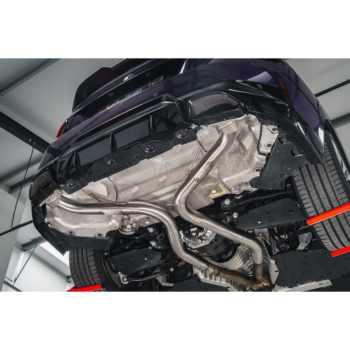 Cobra Sport Venom Race Rear Axle Back Exhaust (Back Box Delete) - BMW G42 M240i - Evolve Automotive