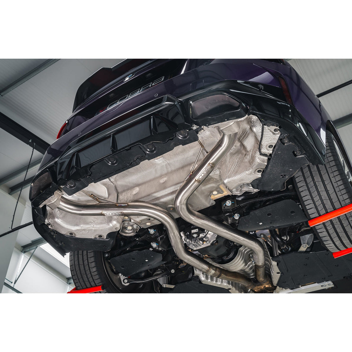 Cobra Sport Venom Race Rear Axle Back Exhaust (Back Box Delete) - BMW G42 M240i - image 3