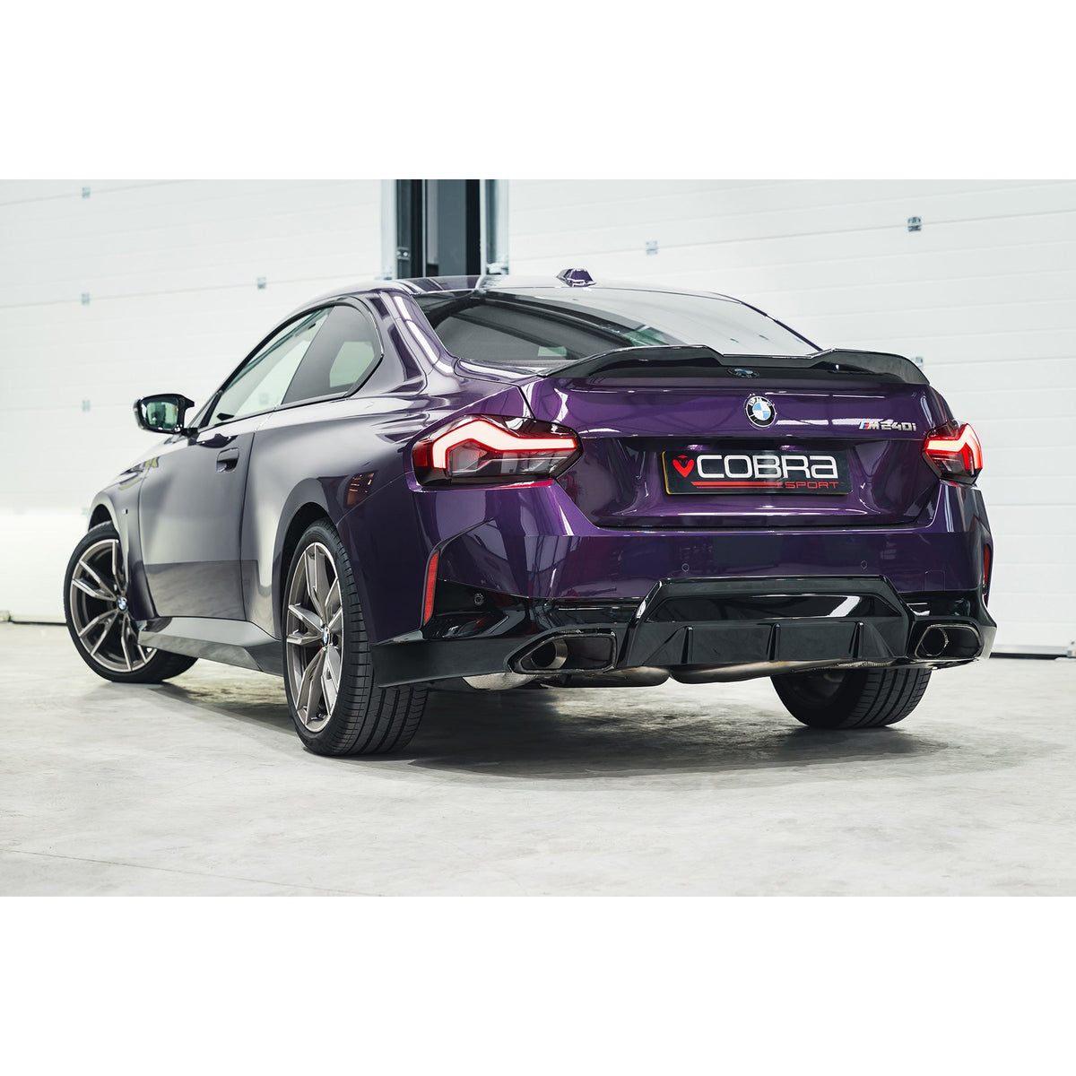 Cobra Sport Venom Race Rear Axle Back Exhaust (Back Box Delete) - BMW G42 M240i - image 5