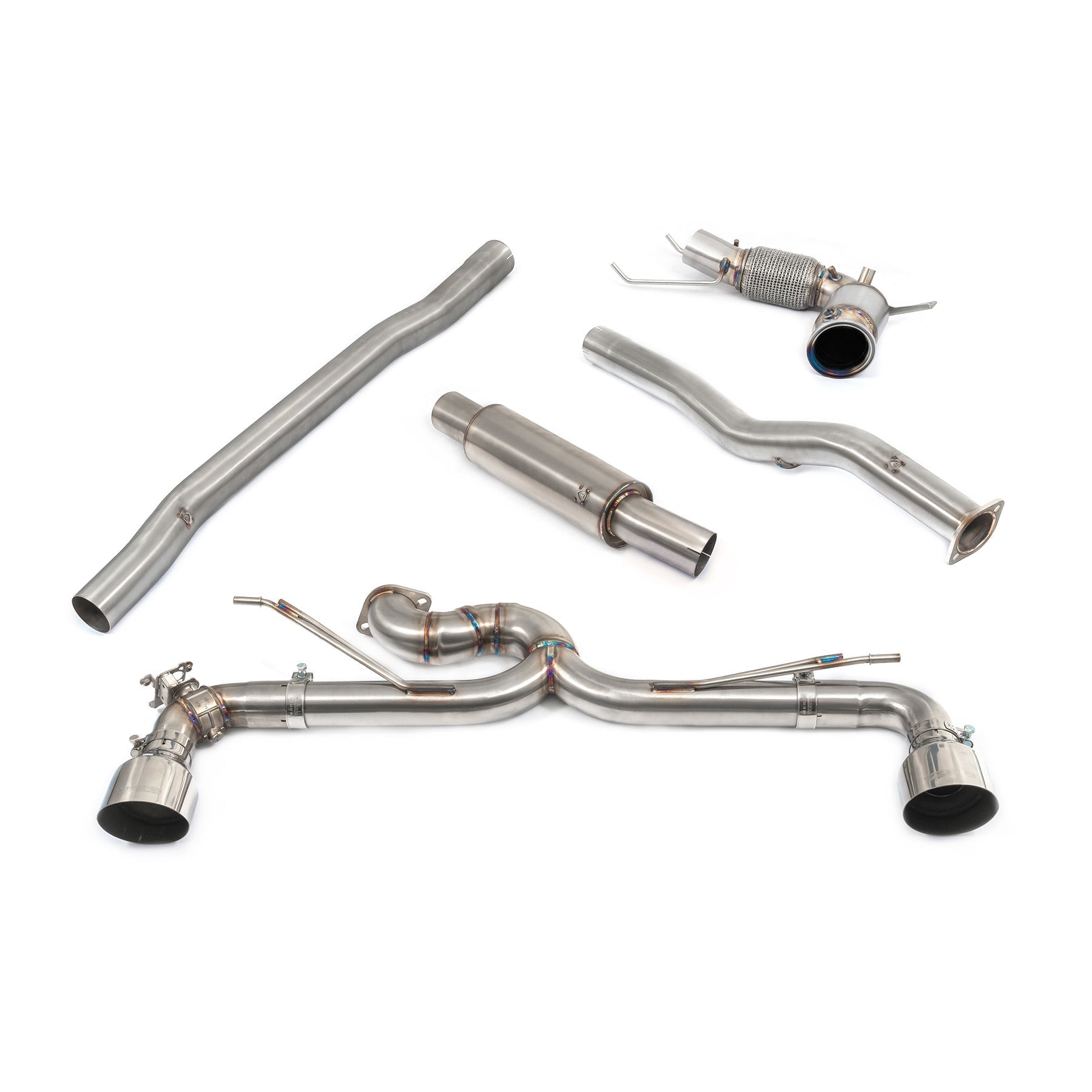 Cobra Sport Venom Turbo Back Exhaust (Race Box Delete) - BMW F40 M135i - Evolve Automotive
