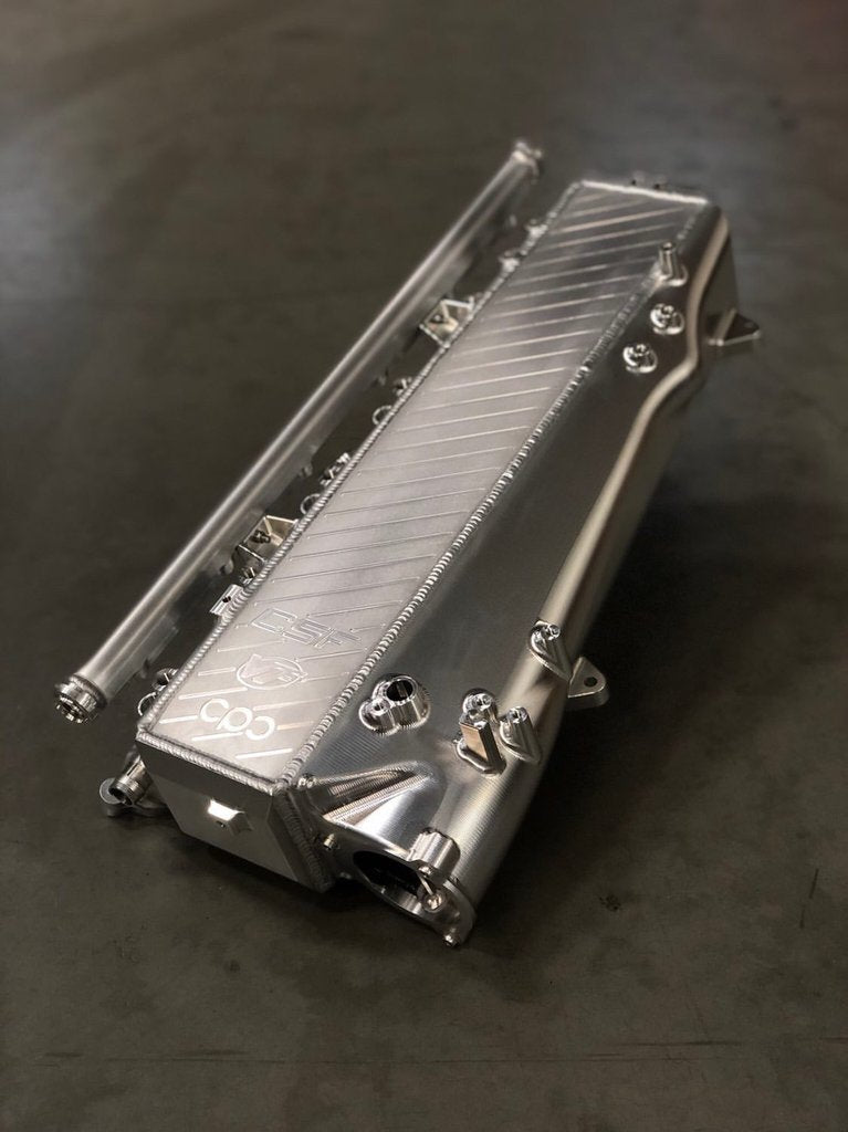 CSF B58 Charge-Air Cooler Manifold (intercooler) - BMW G20 | G21 M340i | G22 | G23 | G26 M440i | G42 M240i | G29 Z4 M40i | G30 540i | G11 740i | G14 | G15 | G16 840i | G01 X3 | G02 X4 | G05 X5 | G06 X6 | G07 X7 - Evolve Automotive